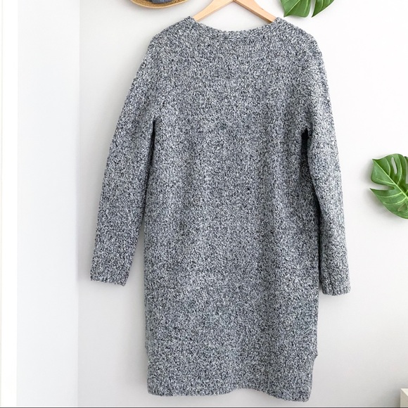 NWT J.CREW Gray Oversized CarCoat Sweater Cardigan - Picture 6 of 6